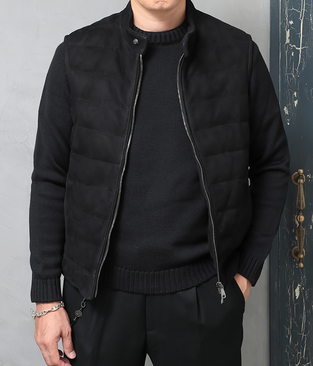 鉄板ブラックコーデはダウンベストで差別化|STYLE BOOK|菅原靴店 鉄板ブラックコーデはダウンベストで差別化|STYLE BOOK|菅原靴店