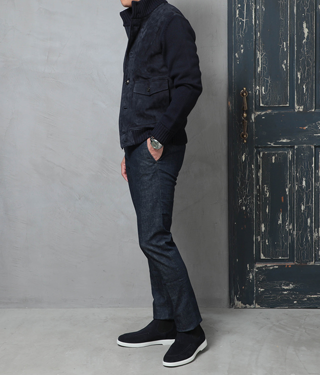 ネイビー×ホワイトの大人カジュアル｜STYLE BOOK｜菅原靴店