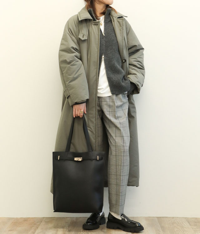 足元まで暖かなロングコートで作るSTYLE2』｜STYLE BOOK｜レディース