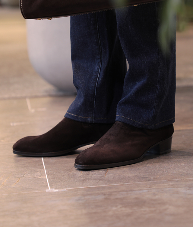 レザージャケットで魅せる秋スタイル｜STYLE BOOK｜菅原靴店