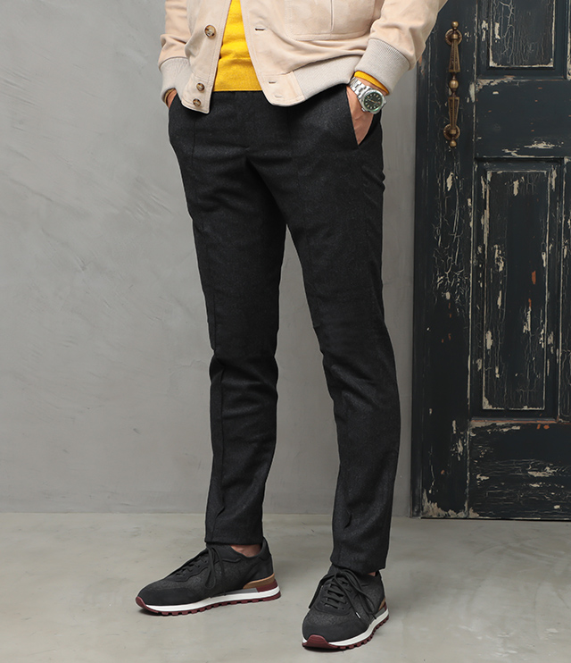 男らしいヴァルスターを品ありベージュで大人顔に｜STYLE BOOK｜菅原靴店