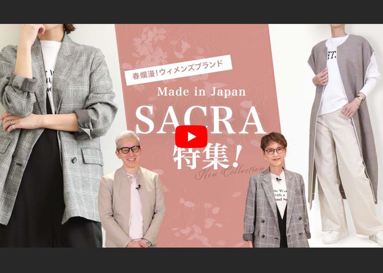 SACRA サクラ レディース ジャケット テーラード ダブル LINEN COTTON