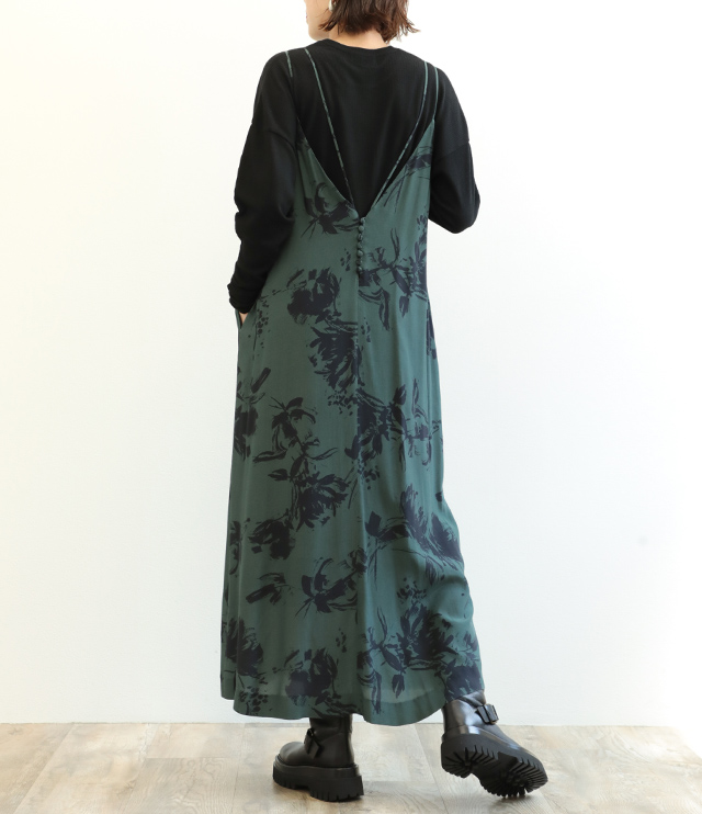 国内発送★Sabo Skirtコーリフローラル柄ワンピース 国内発送☆Sabo Skirtコーリフローラル柄ワンピース
