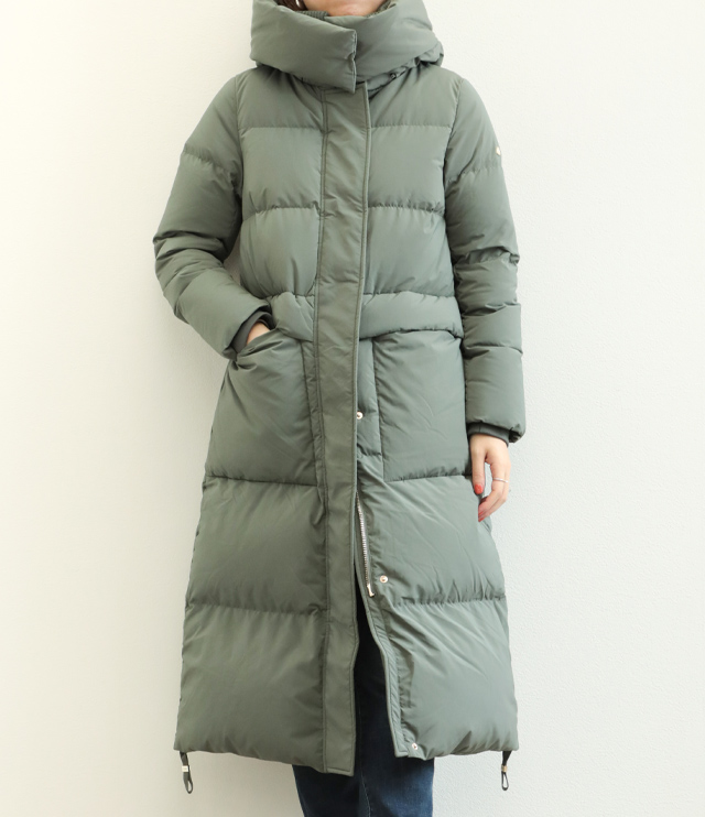ふわっと軽い着心地とAラインシルエットのロングダウンコーデ ふわっと軽い着心地とAラインシルエットのロングダウンコーデ