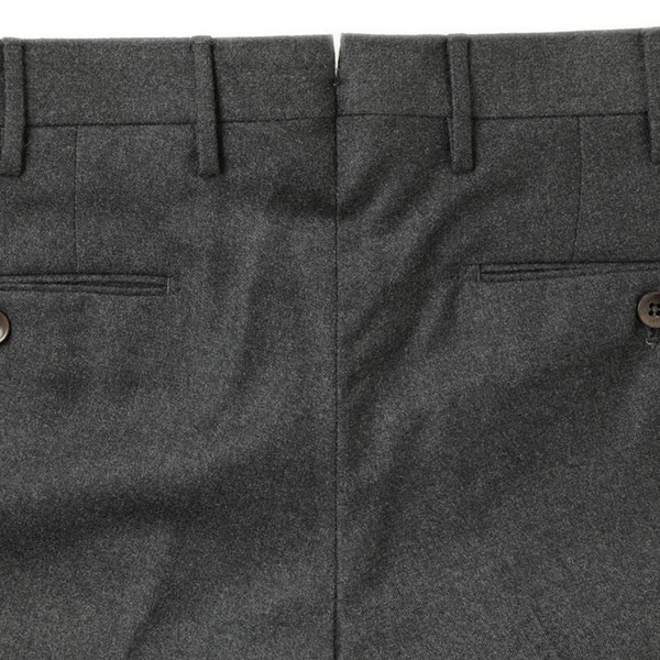 最終販売【極美品】インコテックス チェックウールパンツ サイズ46 ネイビー パンツ