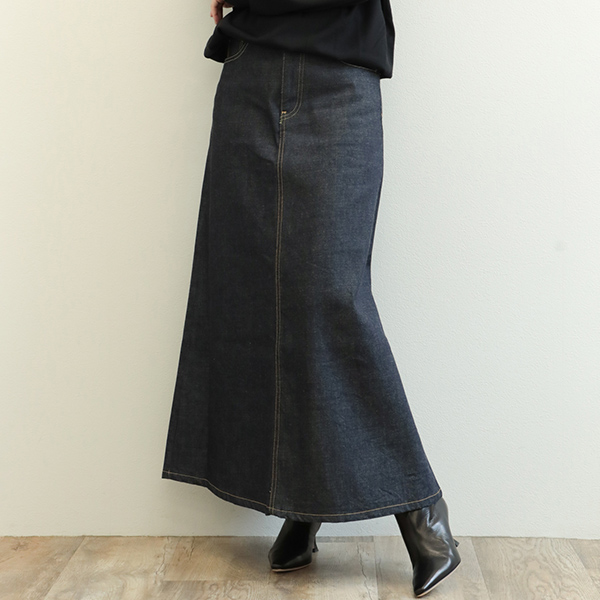 エディター坪田あさみさんコラボ〉woadblue ウォードブルー スカート  
