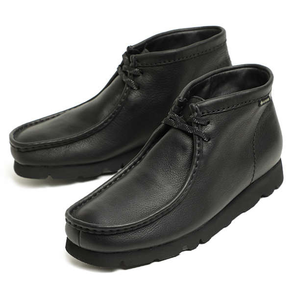 Clarks クラークス Wallabee Boots GTX ワラビー ブーツ ゴアテックス 26146260 ブラック|Clarks|菅原靴店 Clarks wallabee クラークス ワラビーブーツ ブラック 黒