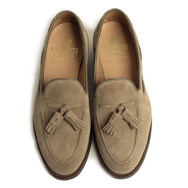 クロケット&ジョーンズ CROCKETT &JONES スエード ローファー - 靴