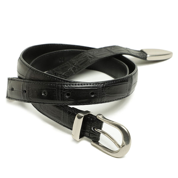 THE SOLE ザソール ベルト クロコダイル レザー プンターレ PUNTALE  