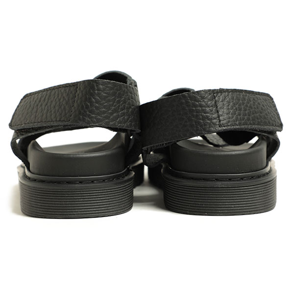 Pernoi Zeus ペルノイ ゼウス メンズ サンダル クロスストラップ ベルクロ レザー 厚底 オープントゥ 222 Nero ブラック Per Noi 菅原靴店