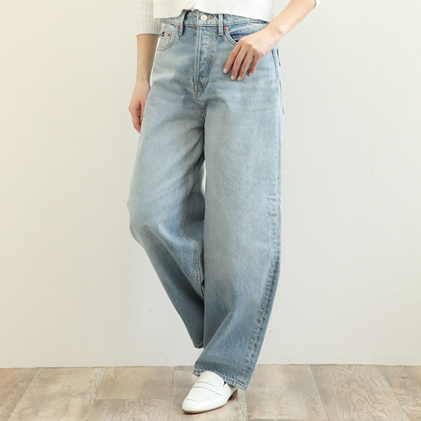 DENHAM デンハム レディース デニム パンツ ワイド カーブ ジーンズ 