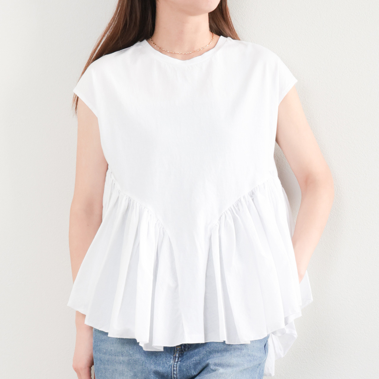 MICA&DEAL マイカアンドディール ドッキングTシャツ レディース 半袖T 