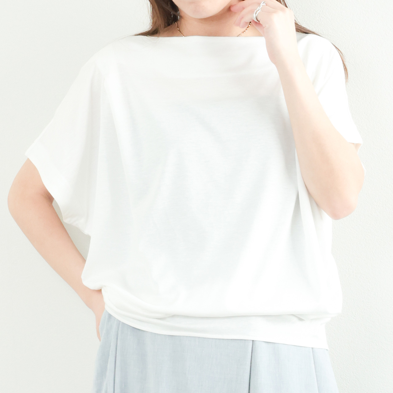 marmors マルモア レディース カットソー Tシャツ 半袖 セルロース 