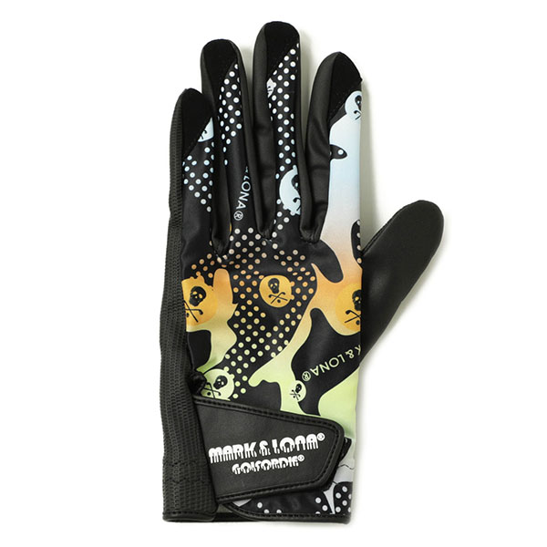 MARK&LONA マークアンドロナ Vector Glove 左手 片手 ストレッチ スカル ドット 総柄  MLS-4A-SG01