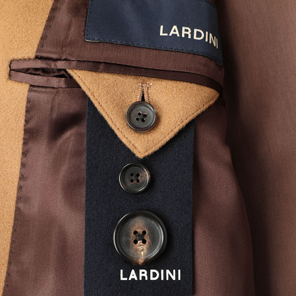 LARDINI ラルディーニ チェスター フィールド コート シングル ウール JU23636AQ 1216-23636AQ692 SPECIAL L  420/キャメル｜LARDINI｜菅原靴店