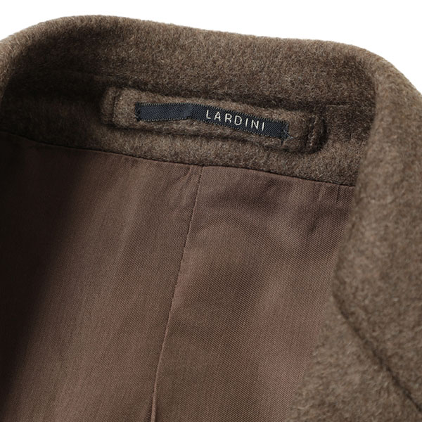 LARDINI ラルディーニ チェスター フィールド コート シングル 3B カシミヤ 無地 総裏 SPECIAL L 2216-7636AQ632  JW23636AQ IRC59632 450/ブラウン｜LARDINI｜菅原靴店