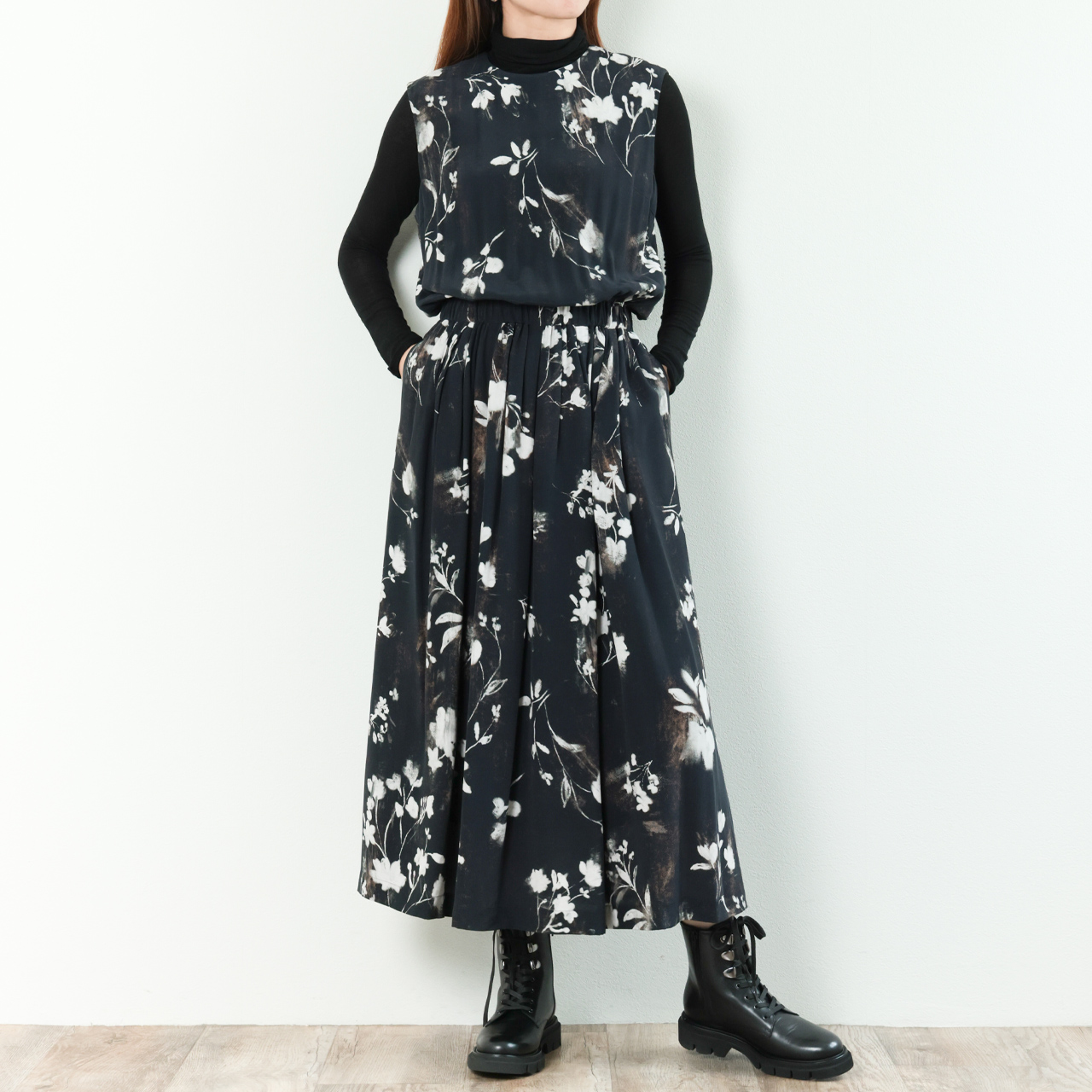 サクラ SACRA サクラ レディース ワンピース ロング丈 ノースリーブ キュプラ