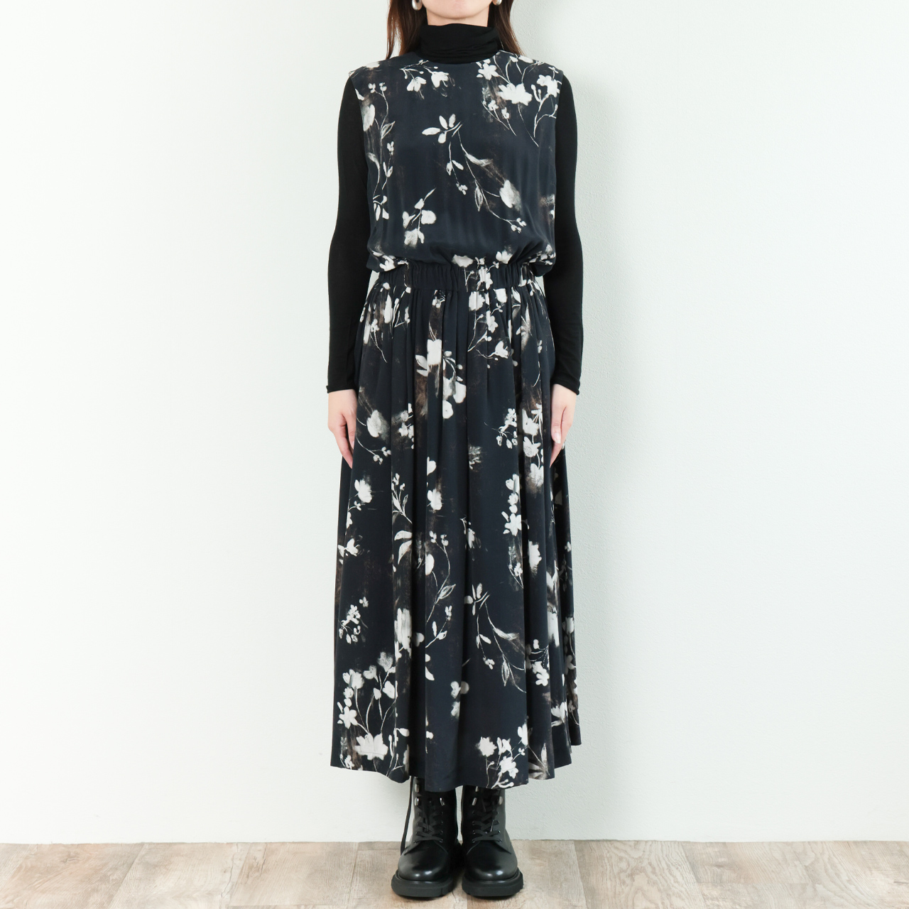 SACRA サクラ レディース ワンピース ロング丈 ノースリーブ キュプラ