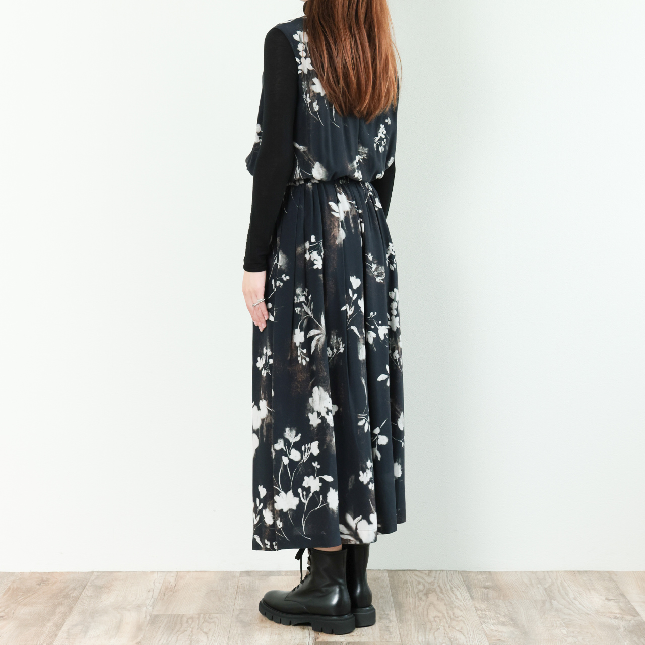 SACRA サクラ レディース ワンピース ロング丈 ノースリーブ キュプラ