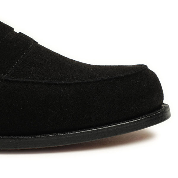 R.C.A.F. ブラックレザー ローファー R.C.A.F RCAF アールシーエーフットウェア ローファー シューズ メンズ