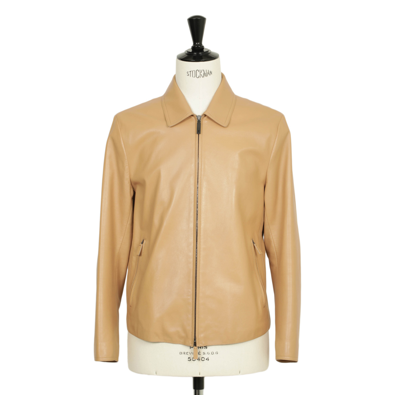 ✨新品✨タグ付✨Ameri ベージュ レザー シングルライダース 受注生産商品 6月上旬入荷予定】ALTACRUNA アルタクルーナ シングル