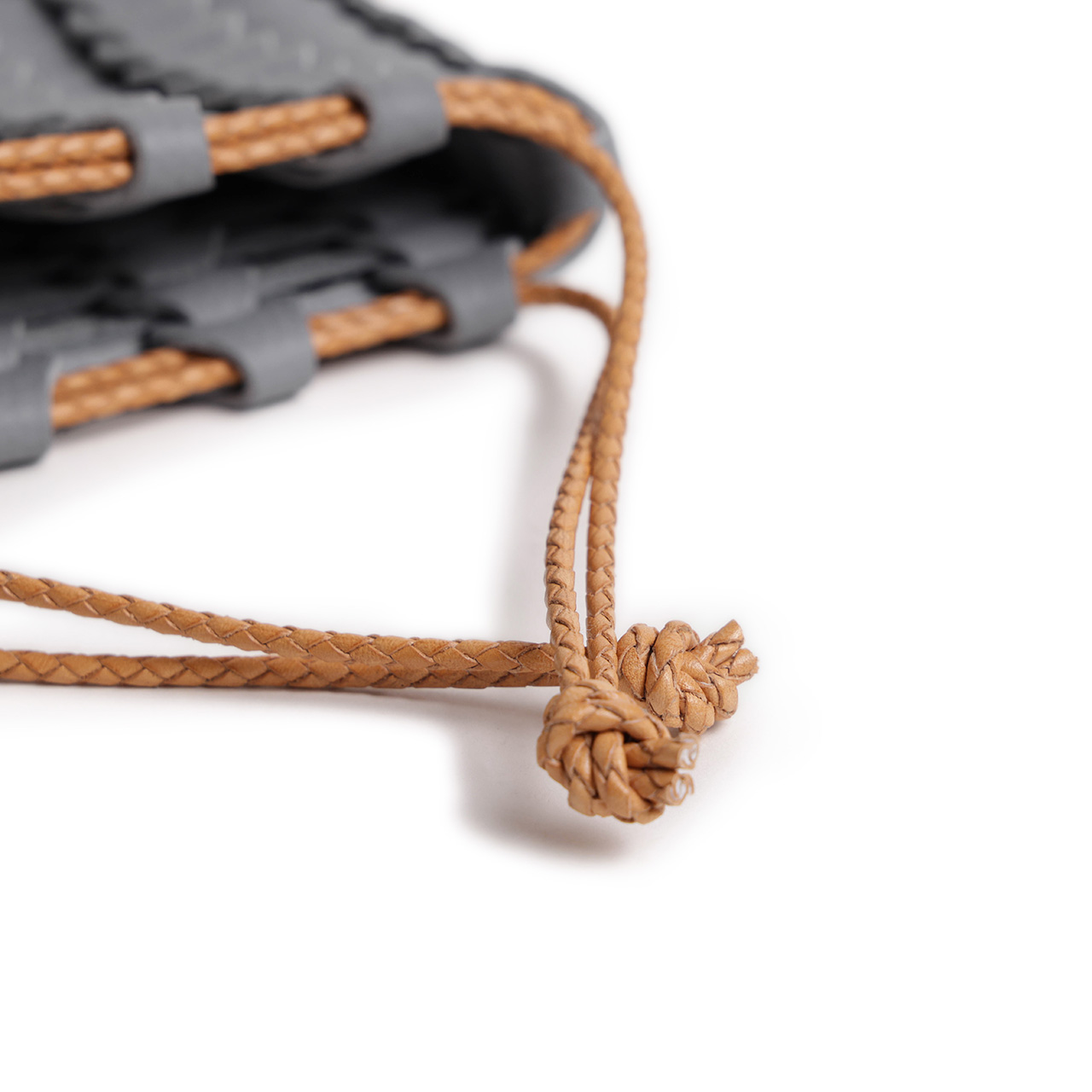 il micio イルミーチョ バッグ 巾着 ドローストリング レザー