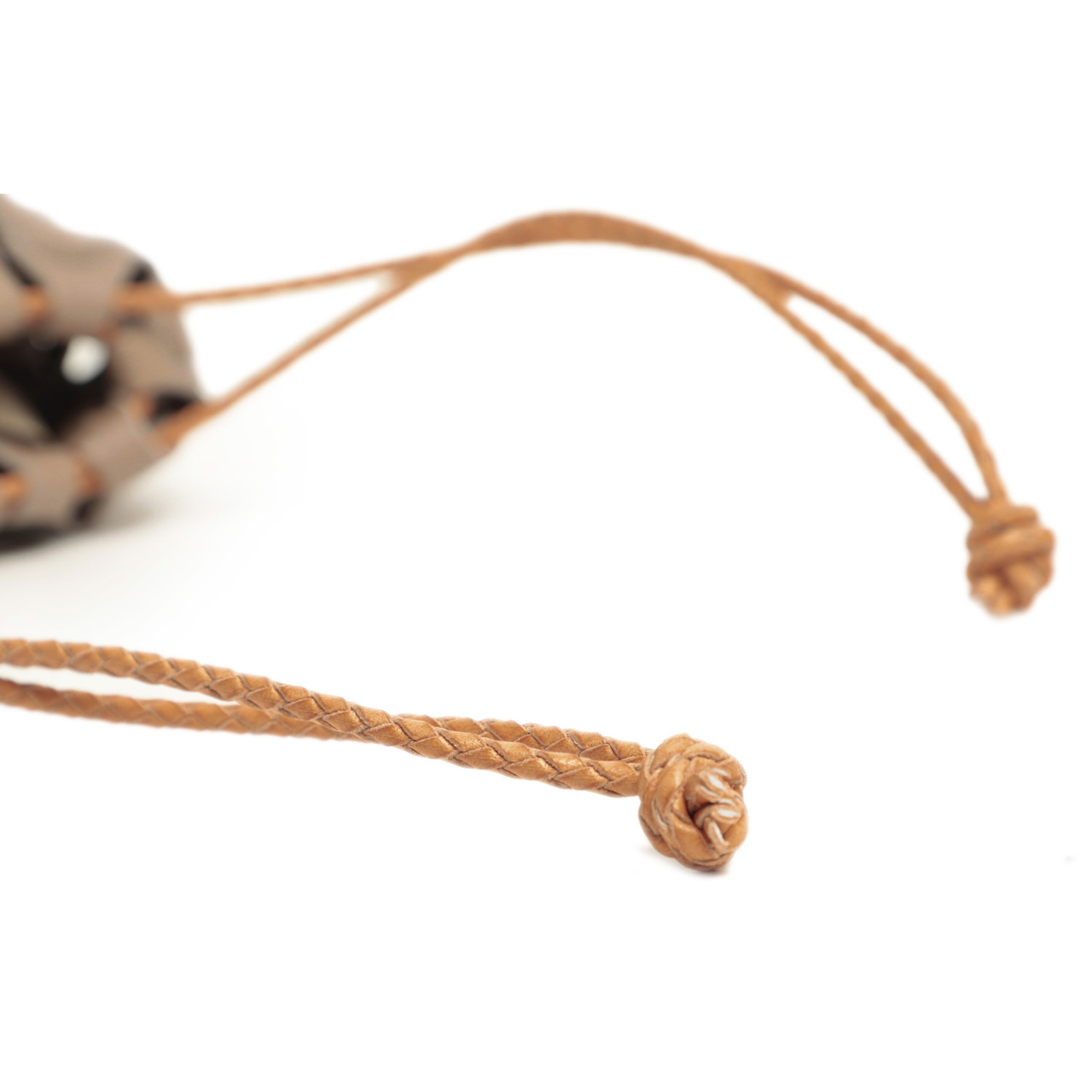 il micio イルミーチョ バッグ 巾着 ドローストリング レザー