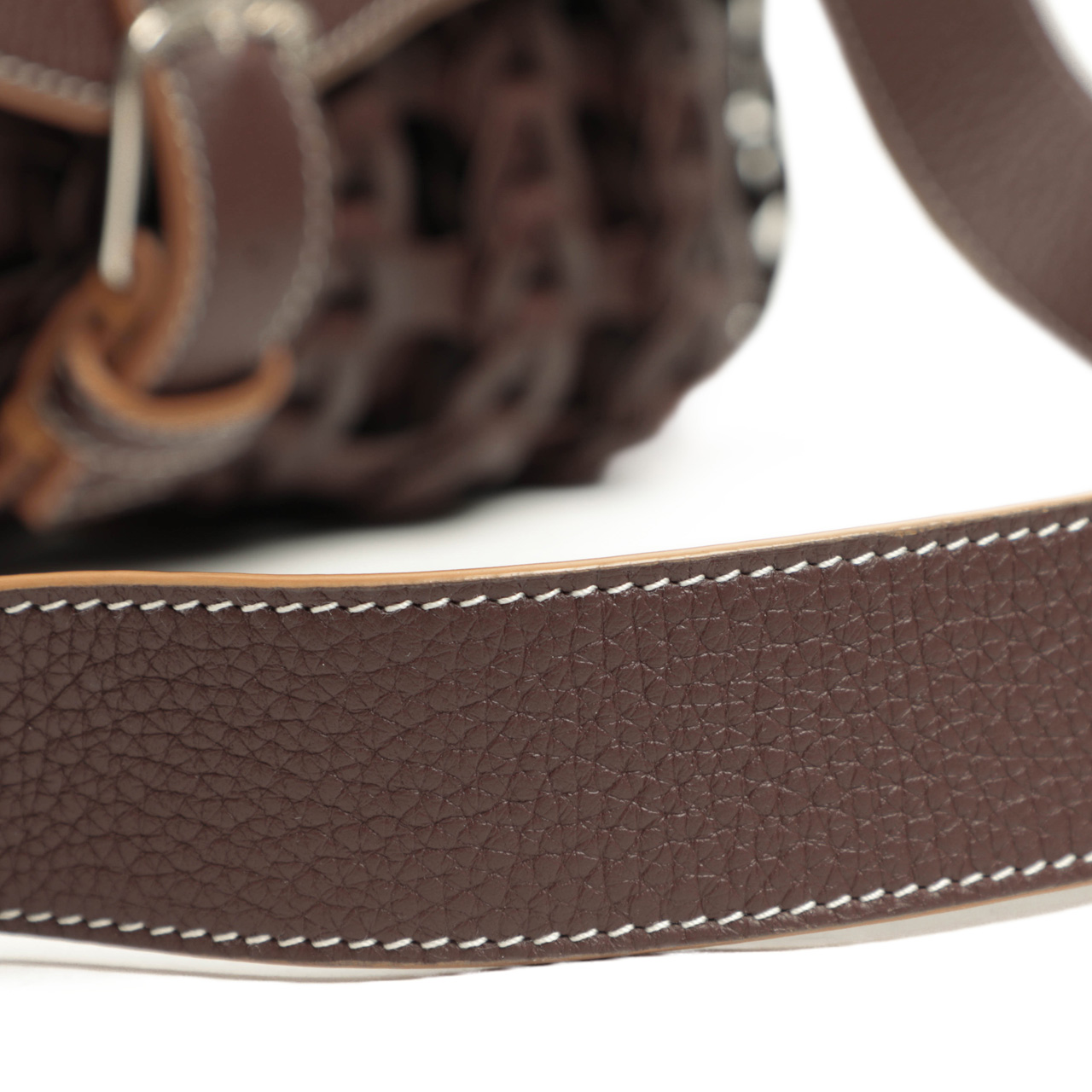 il micio イルミーチョ バッグ ショルダー フラップ レザー ブル