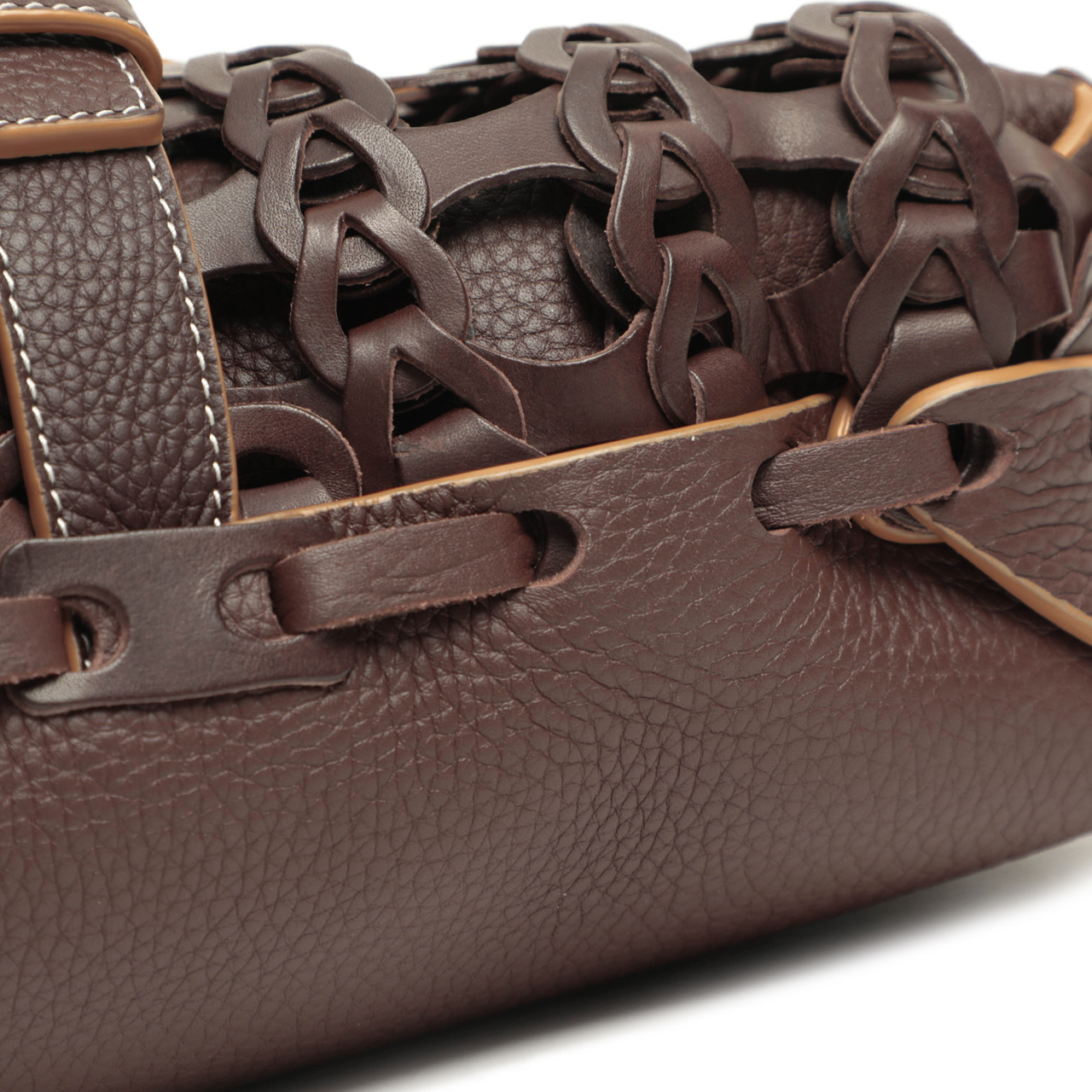 il micio イルミーチョ バッグ ショルダー フラップ レザー ブル