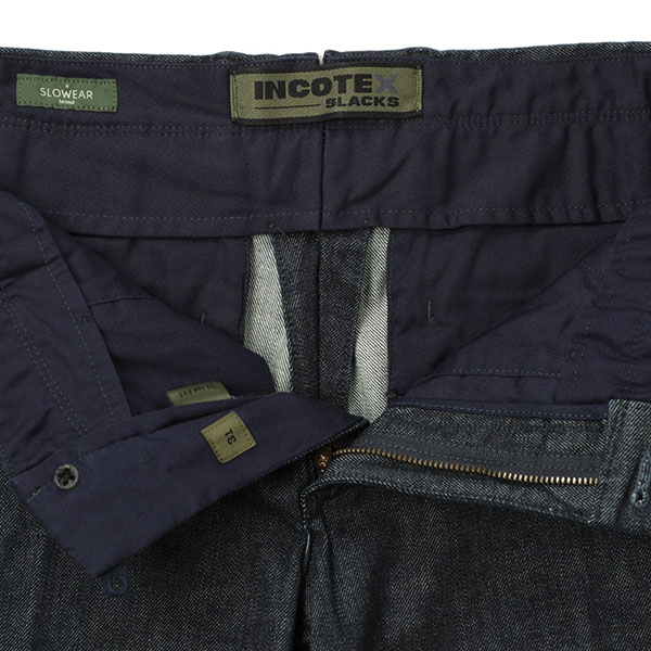 INCOTEX インコテックス パンツ デニム スラックス ノープリーツ