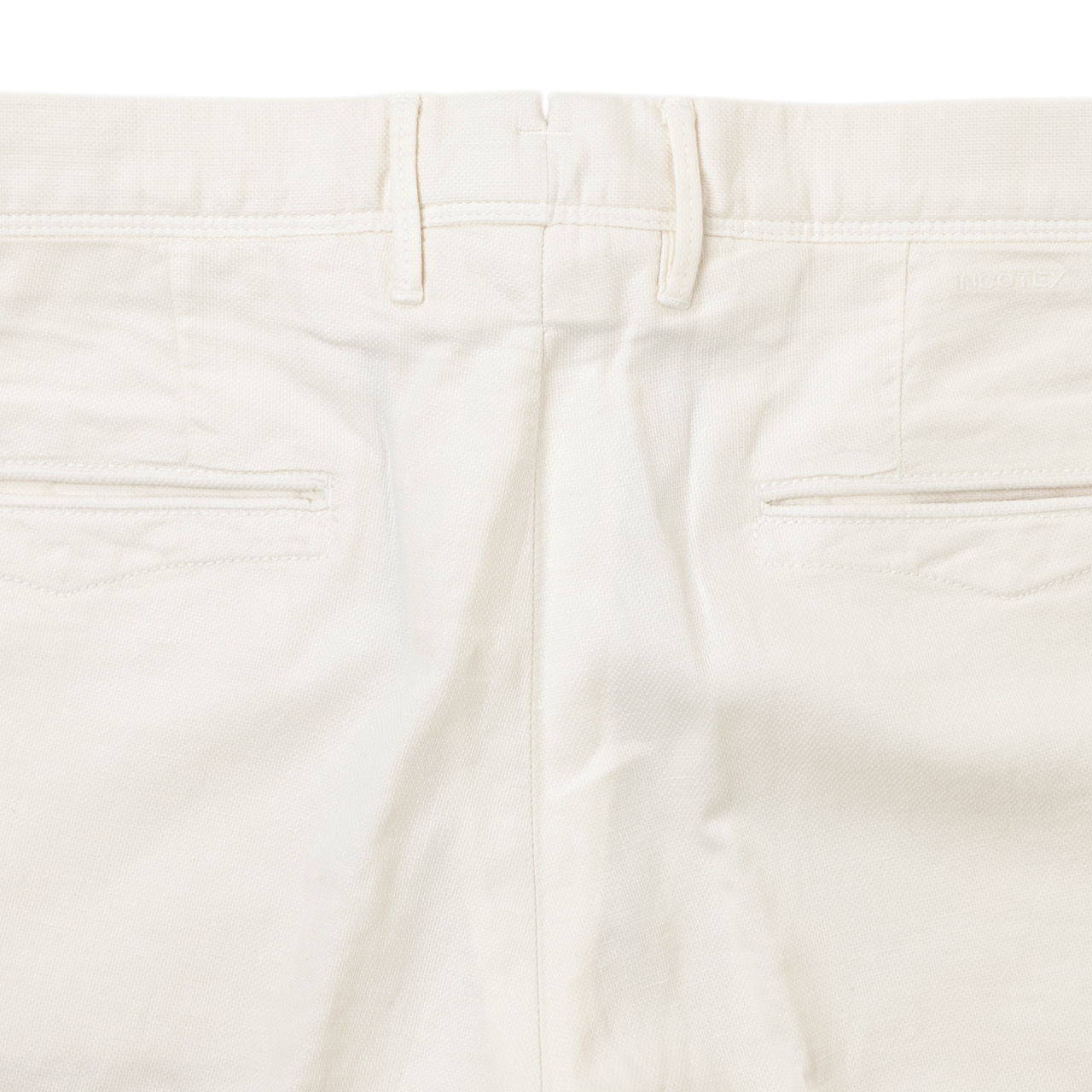 INCOTEX インコテックス パンツ コットン リネン ウォッシュド SLIM
