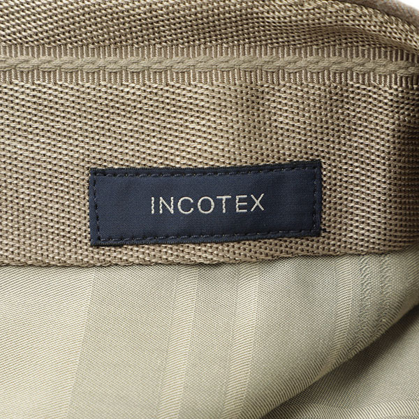 INCOTEX インコテックス スラックス パンツ ウール フランネル