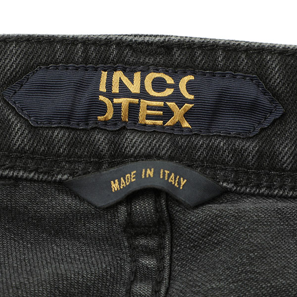 INCOTEX インコテックス パンツ デニム コットン ウォッシュド