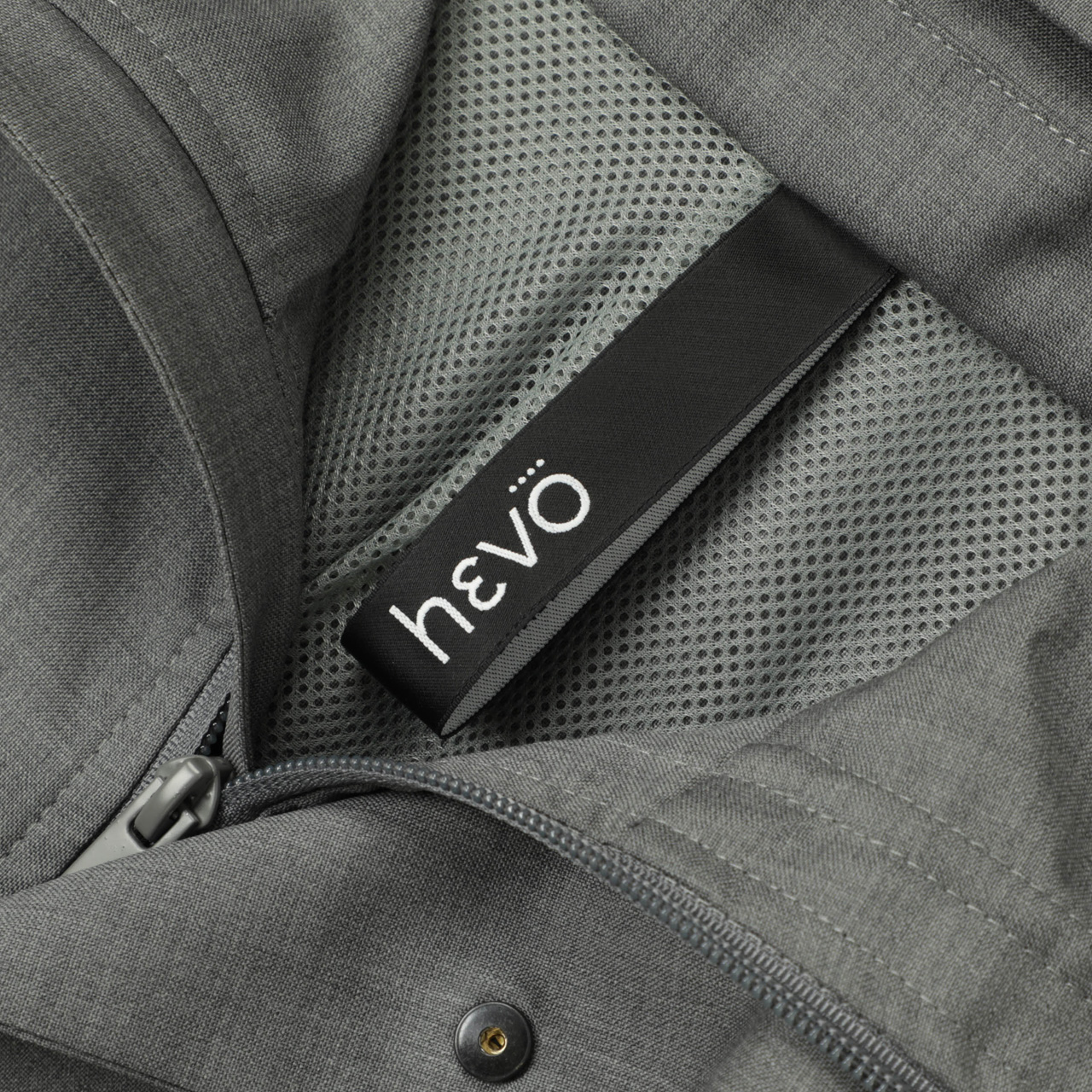 Hevo イーヴォ コート モッズ ロング丈 ウール 軽量 フーデッド