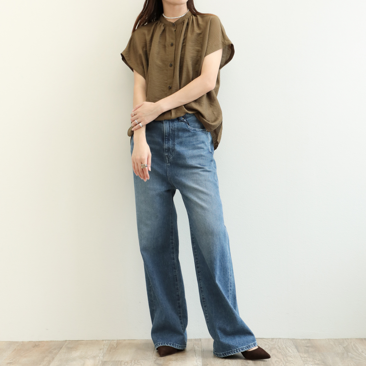 woadblue ウォードブルー SALUU サルー ストレートデニム 25 woadblue ウォードブルー SALUU サルー ストレートデニム 25 新色追加