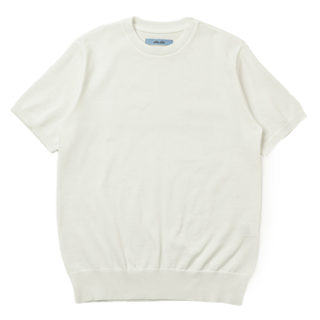 GRAN SASSO グランサッソ Tシャツ 半袖ニット 58138 18120 140 Gran Sasso グランサッソ クルーネック半袖ニット/PARICOLLO M/M