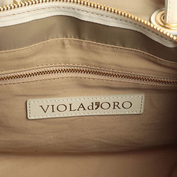 VIOLAd'ORO ヴィオラドーロ トート ハンド バッグ ナイロン