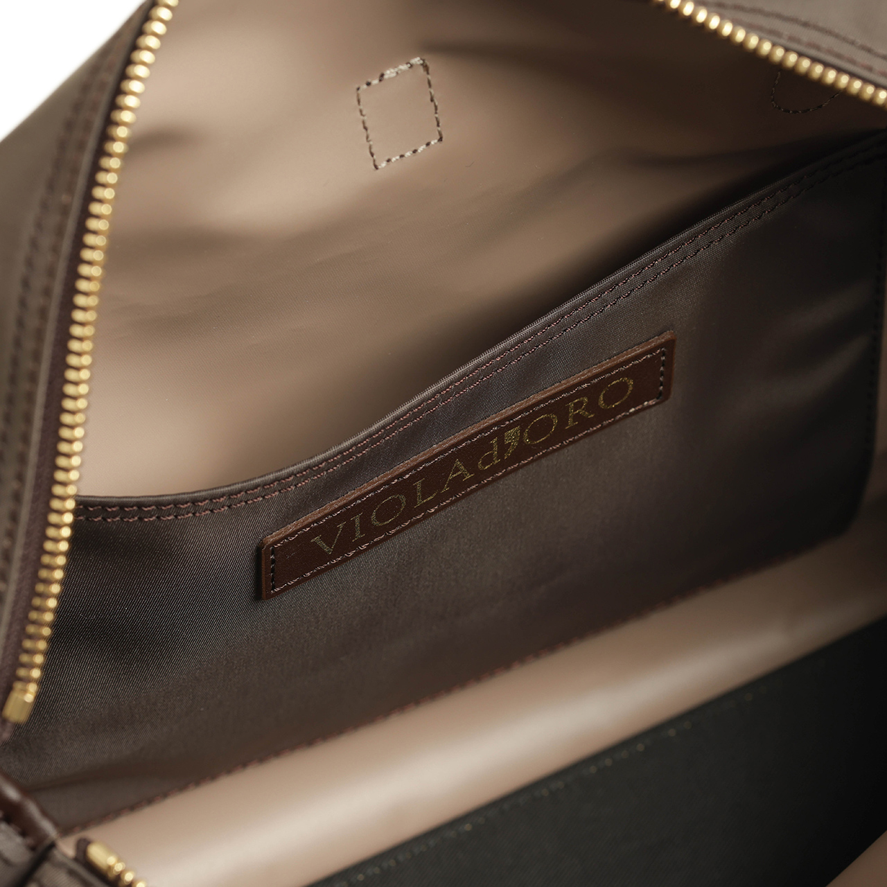ヴィオラドーロ VIOLAd'ORO トート バッグ ナイロン レザー イタリアン