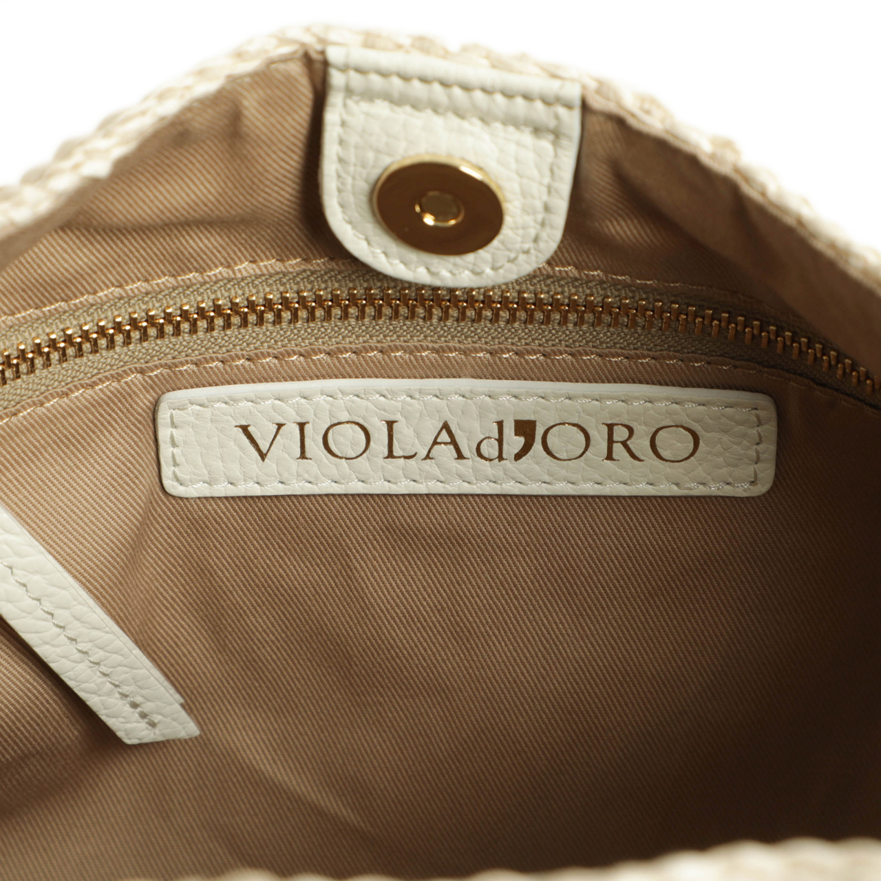 VIOLA d'ORO ヴィオラドーロ バッグ かご SANDRO ラフィア調