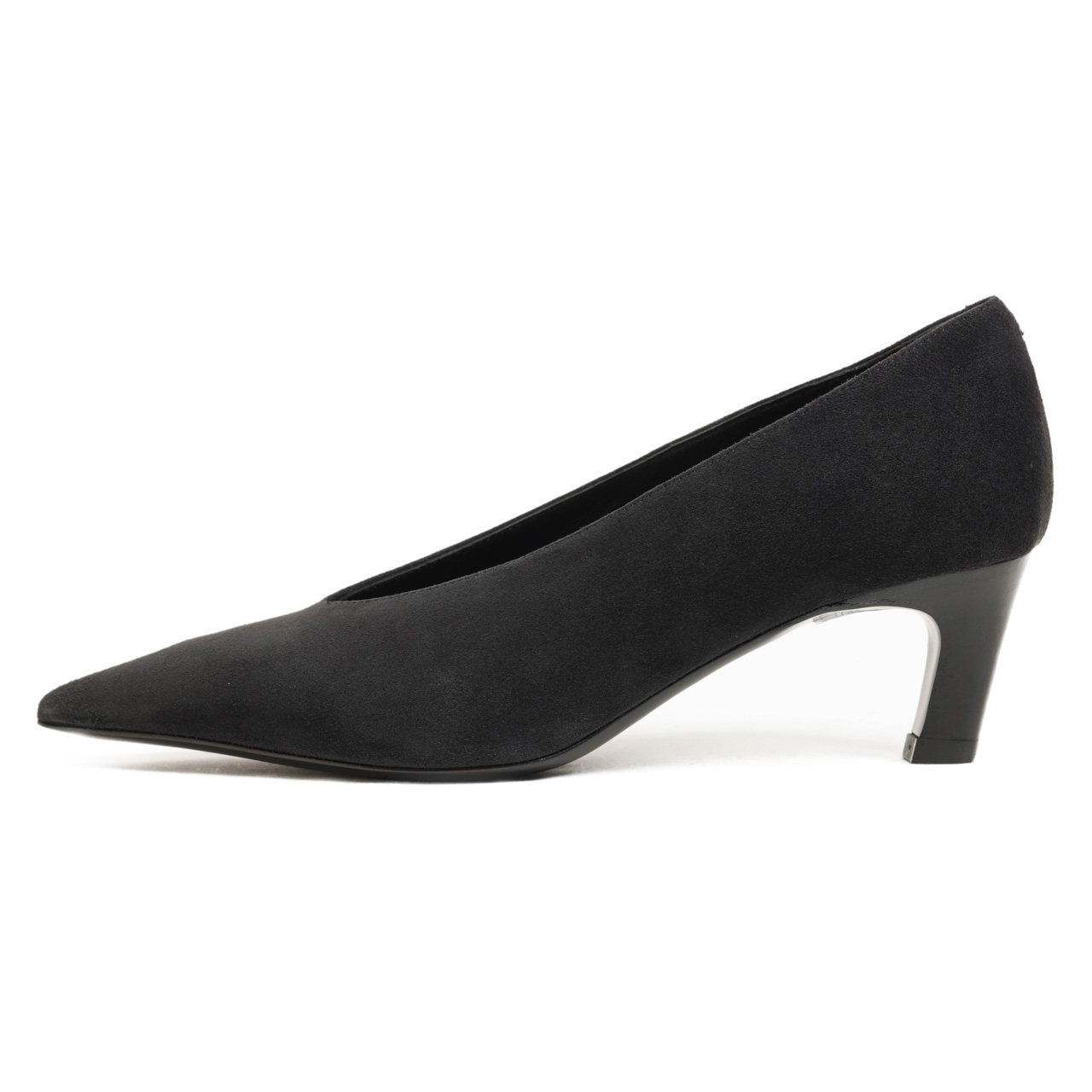 ★美品★ VITTORIO VIRGILI フラットパンプス 25.5 黒 ☆美品☆ VITTORIO VIRGILI フラットパンプス 25.5 黒