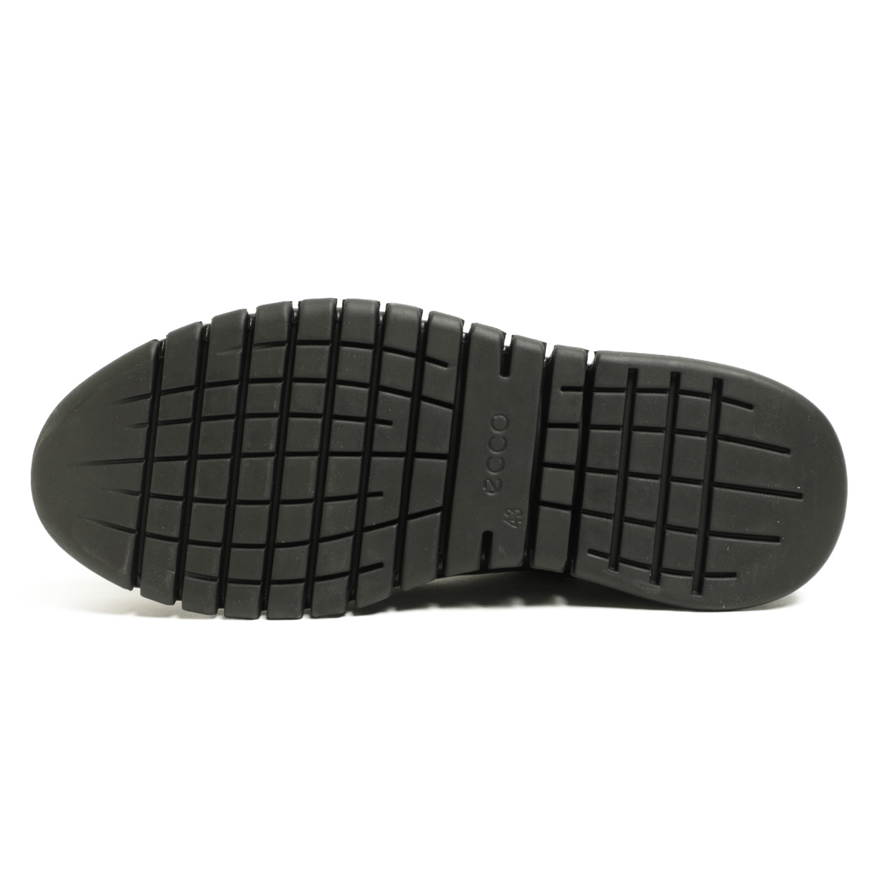 【未使用級】ECCO （23.5）レースアップ　レザー　コンフォート ほぼ新品 ECCO エコー 23.5 レザー スニーカー レースアップ