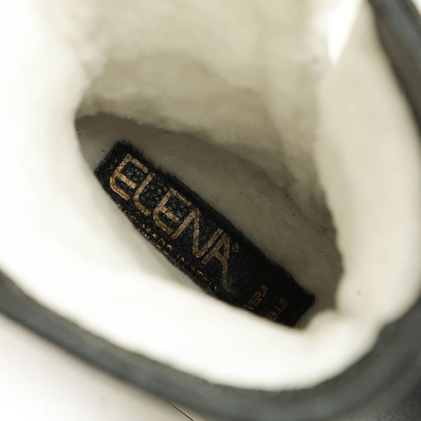 ELENA エレナ レディース ブーツ ミドル丈 サイドジップ レザー