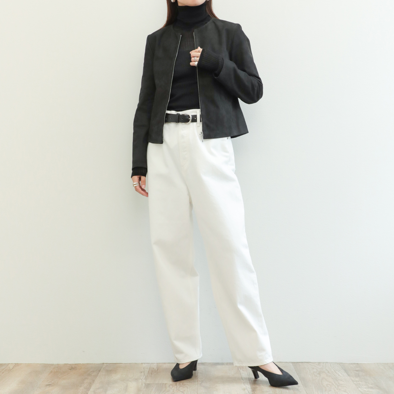 【美品】Narcissusムートンジャケット ブラック Amazon | [ナノユニバース] HOTEL PALACE(オテルパラス