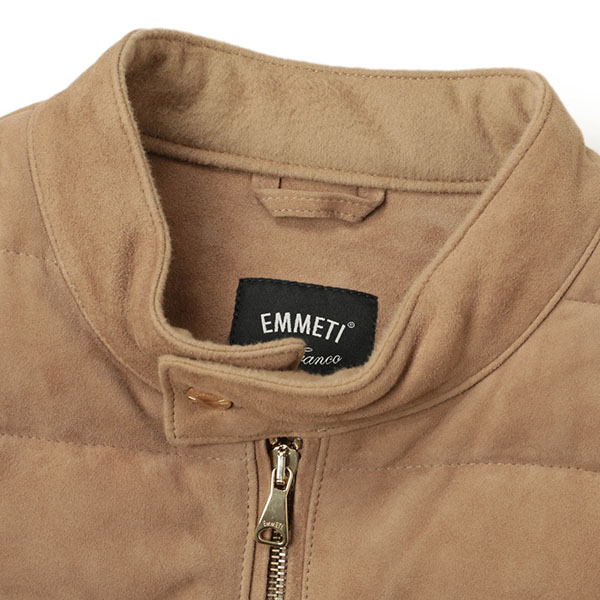 EMMETI エンメティ ユリ ダウンベスト シングル ダブルジップ