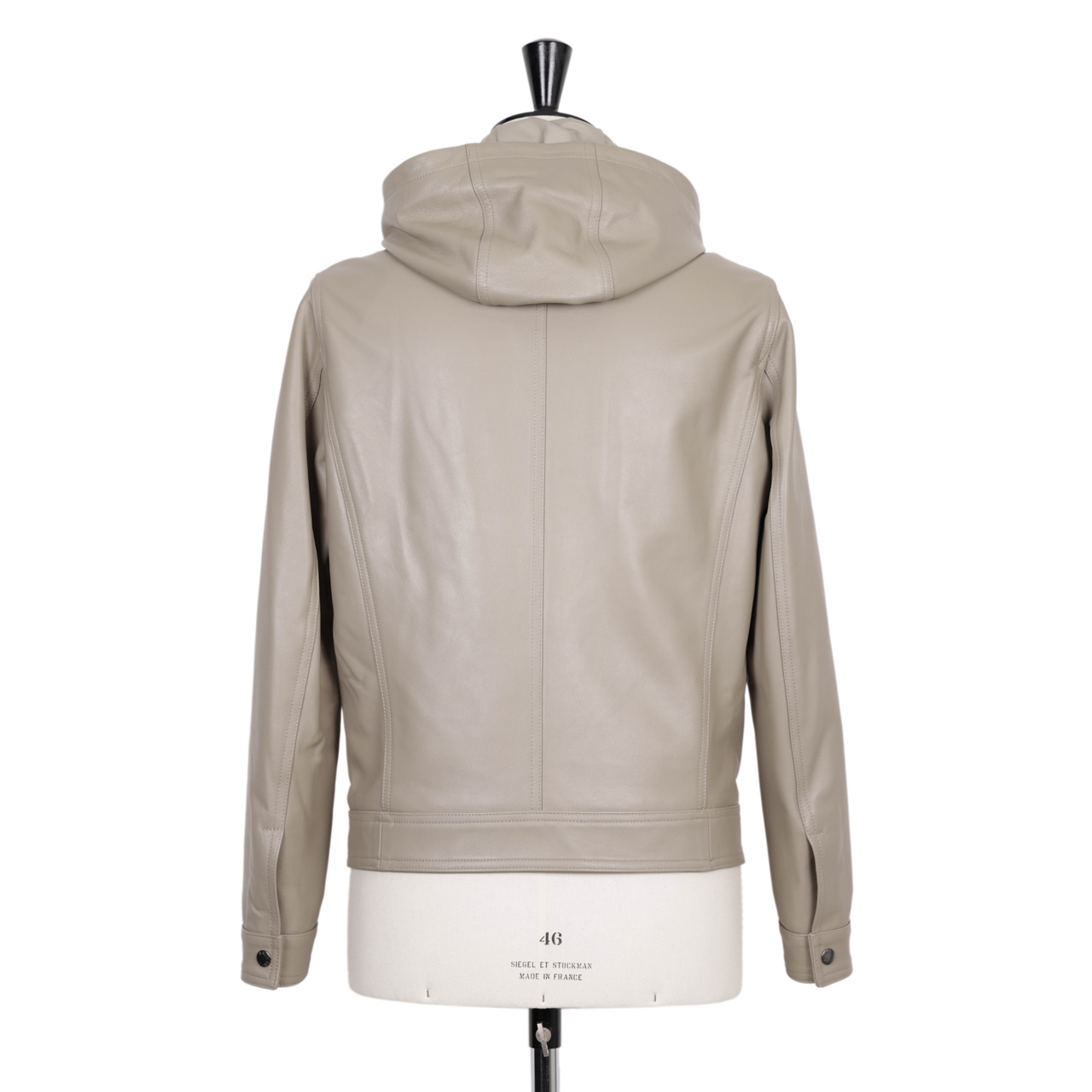 EMMETI JURI HOODIE エンメティ ユリ フーディ パーカー レザー ラム