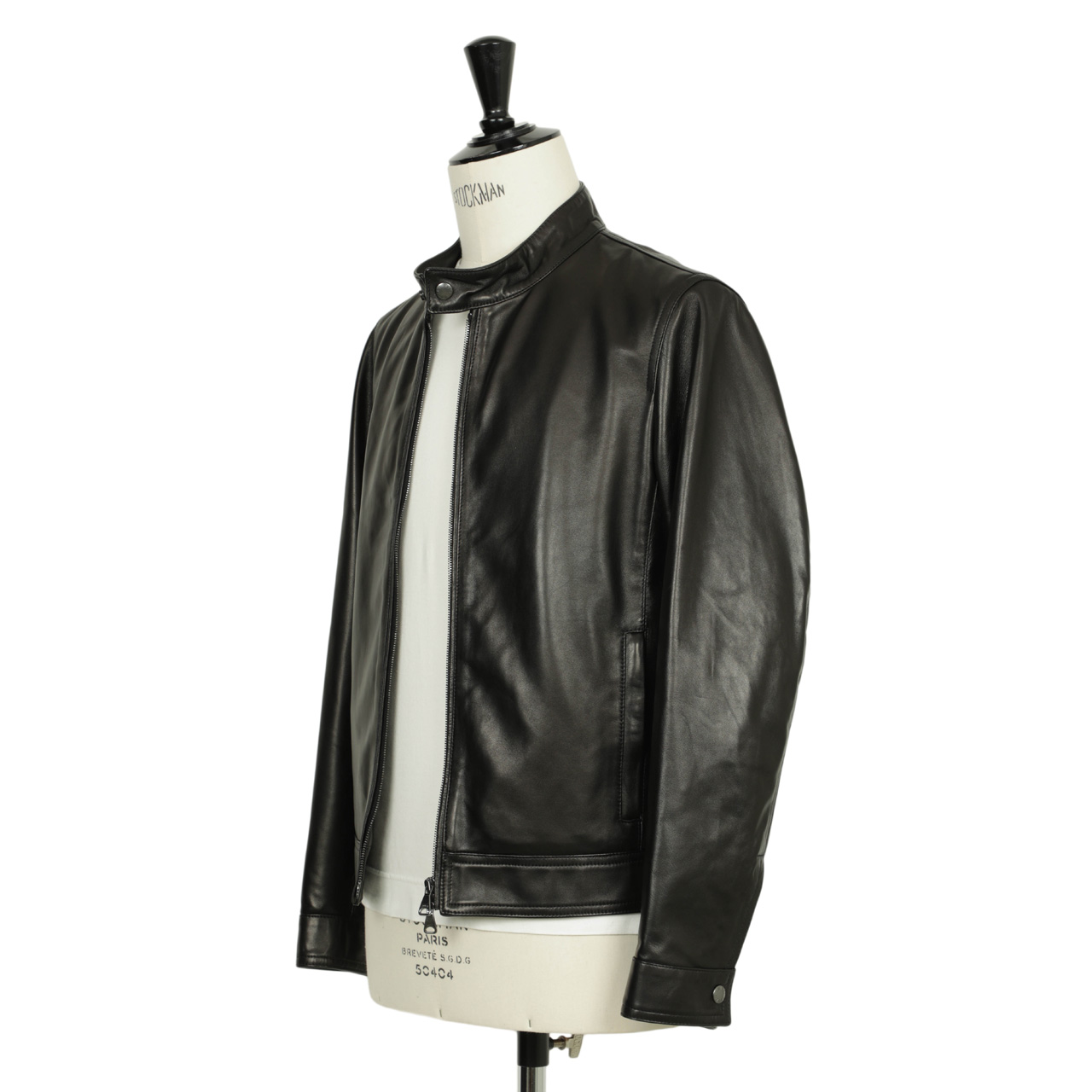 EMMETI ブラック レザー シングルライダース　ユリ　パンチングレザー　46 楽天市場】EMMETI エンメティ ユリ JURI Nappa Cerata ナッパレザー