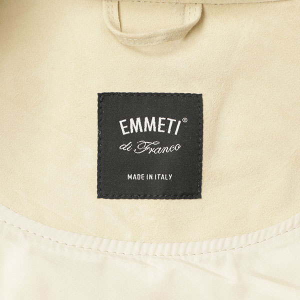 エンメティ emmeti スエード ダウンベスト ブラウン ビームス別注 EMMETI〉大人カジュアルなスエード素材の別注ダウンベストと