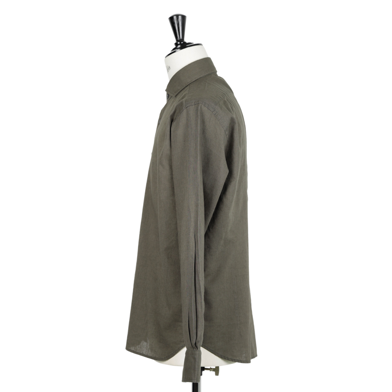 IENA ORIAN オリアン　リネンスキッパーシャツ　カーキ ORIAN Vintage オリアン ヴィンテージ シャツ 長袖 ワイドカラー