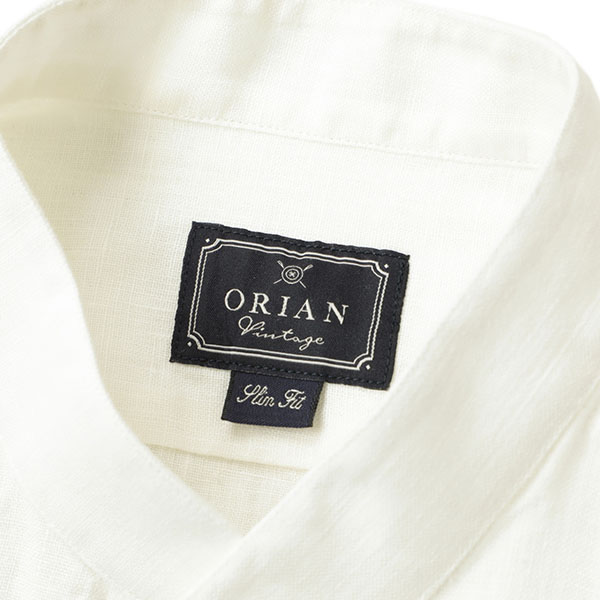 ORIAN Vintage オリアン ヴィンテージ メンズ シャツ 長袖 バンド