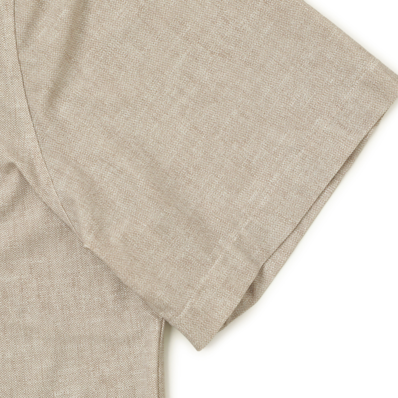 【ピッコーネ】❣️襟付きシャツ❣️羽織り ブローチ ストレッチ素材 麻 ベージュ L ピッコーネ】❣️襟付きシャツ❣️羽織り ブローチ ストレッチ